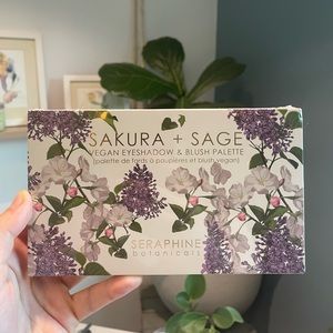 Sakura + sage vegan eyeshadow & blush palette